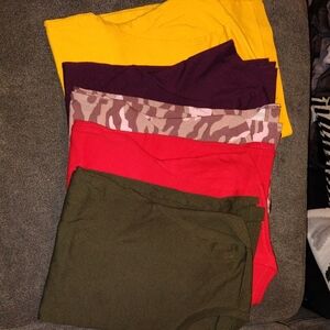 Colorful T-Shirt Bundle Of 7